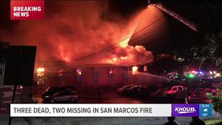 Deadly fire in San Marcos