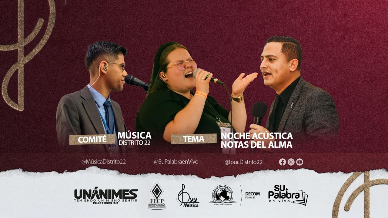 Noche Acústica - Notas del Alma | Su Palabra En Vivo | Música D22