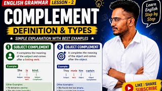 Complement & Its Types | Subject Complement & Object Complement | English Grammar