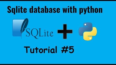 SQLite databases with python | Deleting values from a table | Tutorial 5