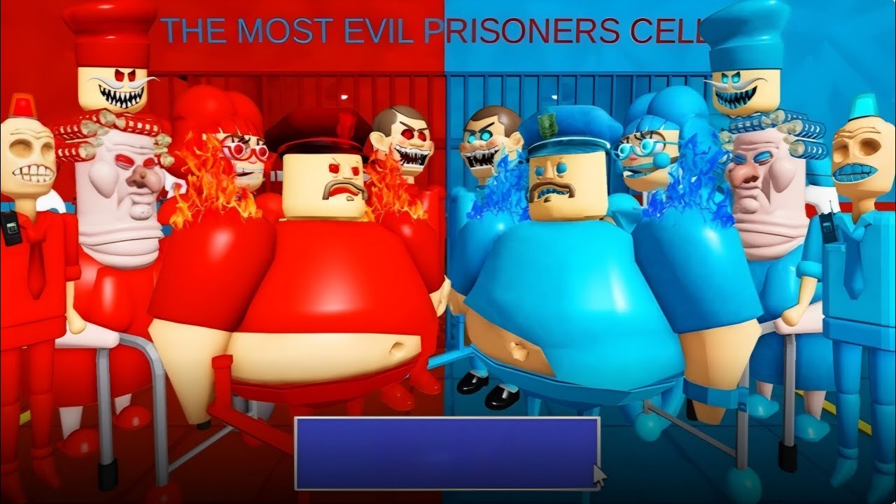 FIRE VS WATER PRISON RUN! 🔥💦 Epic Elemental Escape Challenge! (Roblox Obby)