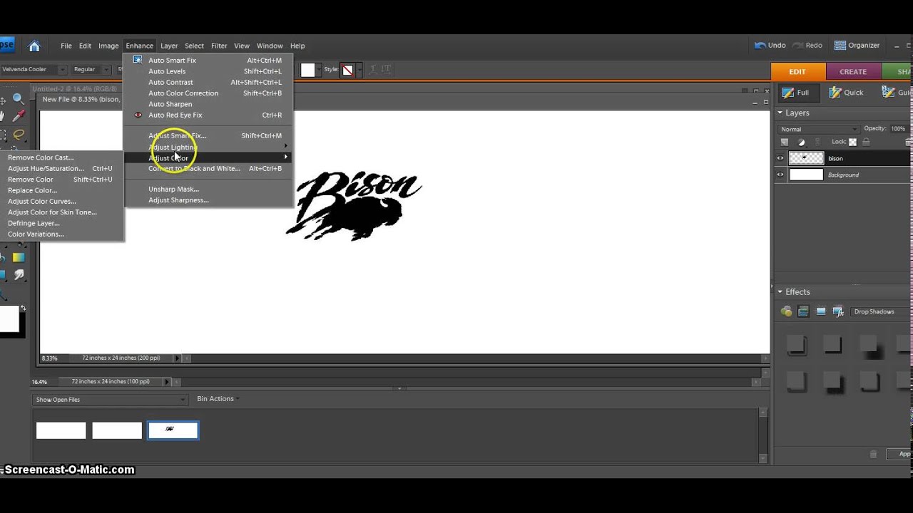 Applying Gradient Tool to Text in Adobe Photoshop Elements - YouTube