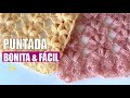 💜💛 CÓMO TEJER ESTA PUNTADA BONITA Y FÁCIL - MIS PUNTADAS FAVORITAS  - YO TEJO CON LAURA CEPEDA 💜💛