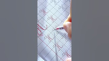 Cách viết chữ H hoa cỡ nhỡ #chudeptiktok #calligraphy