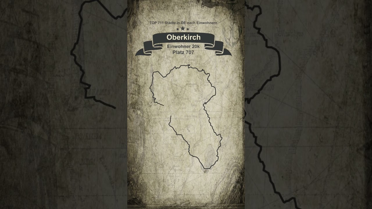 Oberkirch Stadt map gezeichnet 