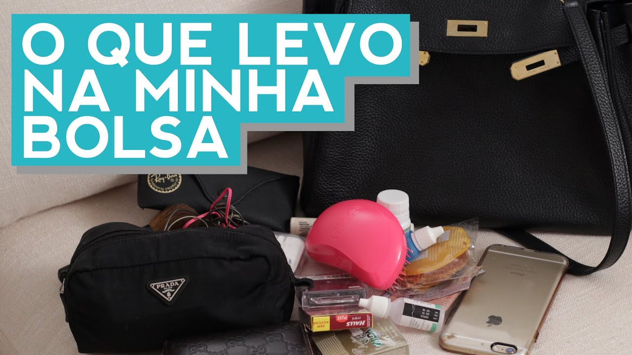 Tag: O que levo na minha bolsa? - por Nati Vozza