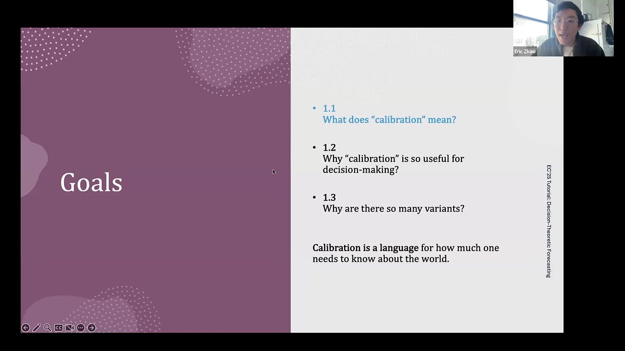 EC'25 Tutorial: Decision-Theoretic Forecasting: Forecasting for decision-making