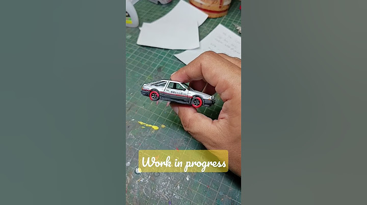 Hotwheels Initial D Toyota AE86 Anime Style Paintwork #diecast #jdm #initiald #ae86 #toyota #art
