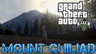 Grand Theft Auto V | DRIVING OFF MOUNT CHILIAD | Michael Free Roam Gameplay