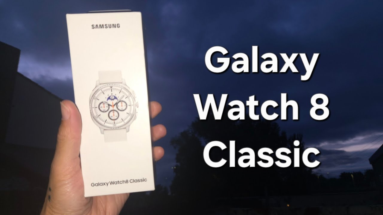 Galaxy Watch 8 Classic (White) unboxing impressions and setup 
