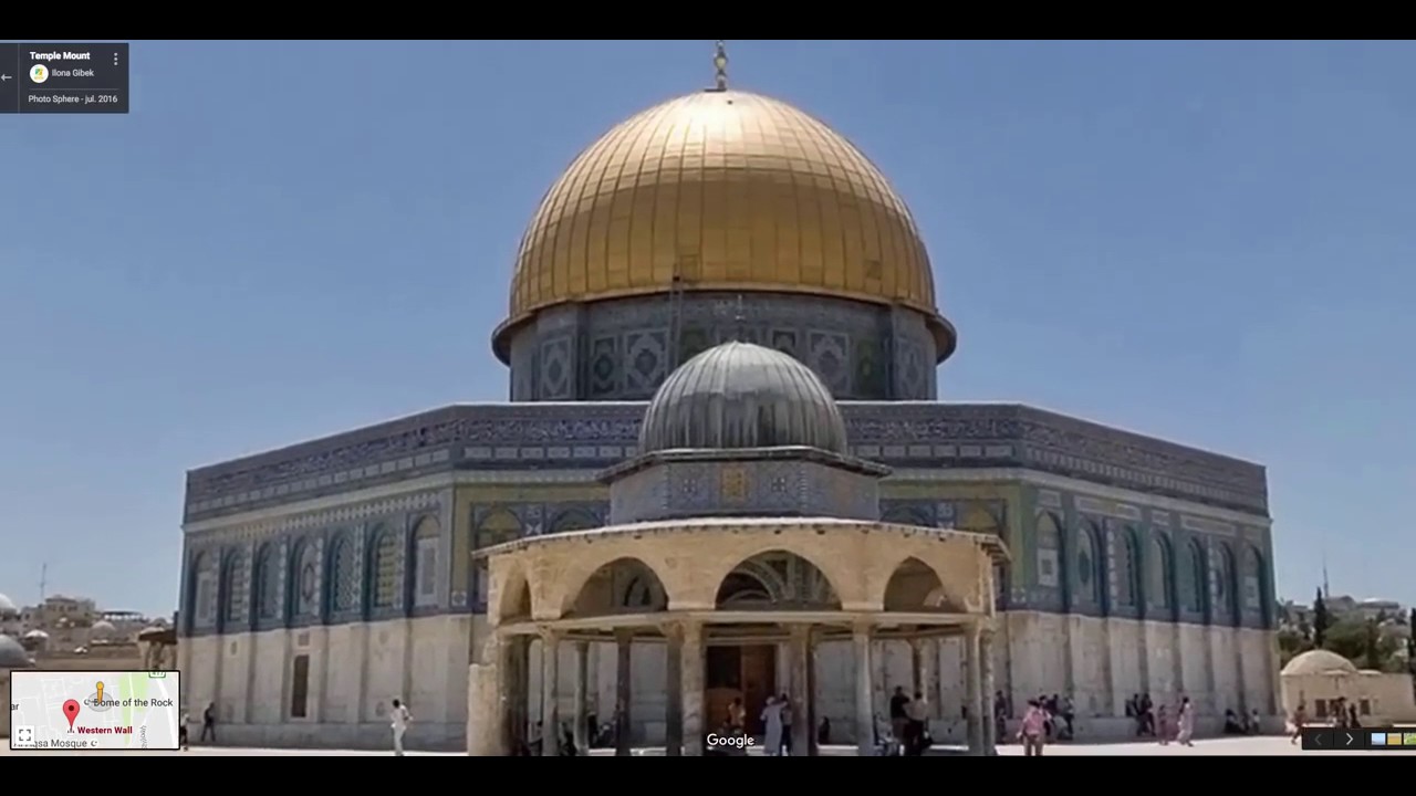 Google Maps Shows The Third Temple Jerusalem Inside At Place Of Al