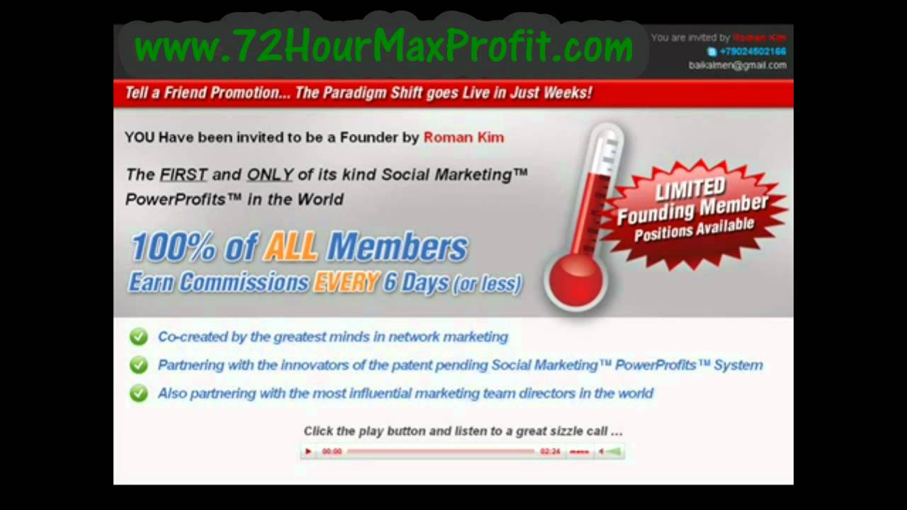 GLOBAL ONE Ultimate Power Profits GLOBAL ONE CALL Paradigm Shift