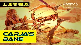 How to Unlock Carja's Bane (Legendary Weapon) in Horizon Forbidden West | Quick Unlock Guide