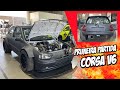 CORSA V6 TRAÇÃO TRASEIRA - O DIA MAIS ESPERADO CHEGOU - PRIMEIRA PARTIDA DO MONSTRINHO! - 7008FILMS