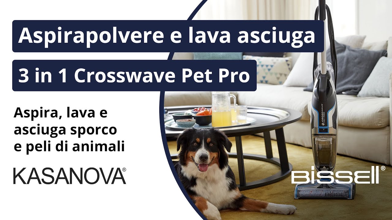 Aspirapolvere e lavapavimenti CrossWave Pet Pro 