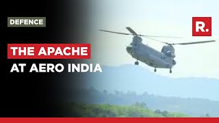 Mega Push To Aatmanirbhar Bharat Apache Attack Helicopters On Display At Aero India 2023