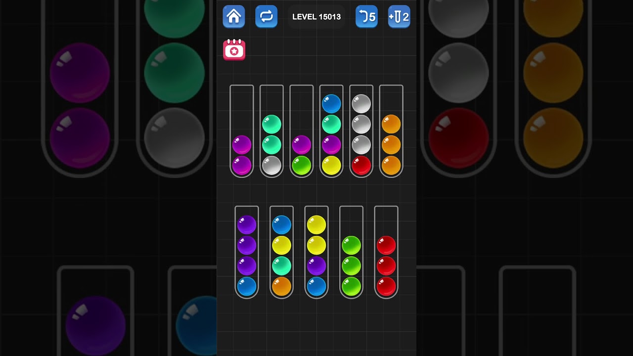 Ball Sort Puzzle by Guru Game: Levels 15011, 15012, 15013, 15014, 15015