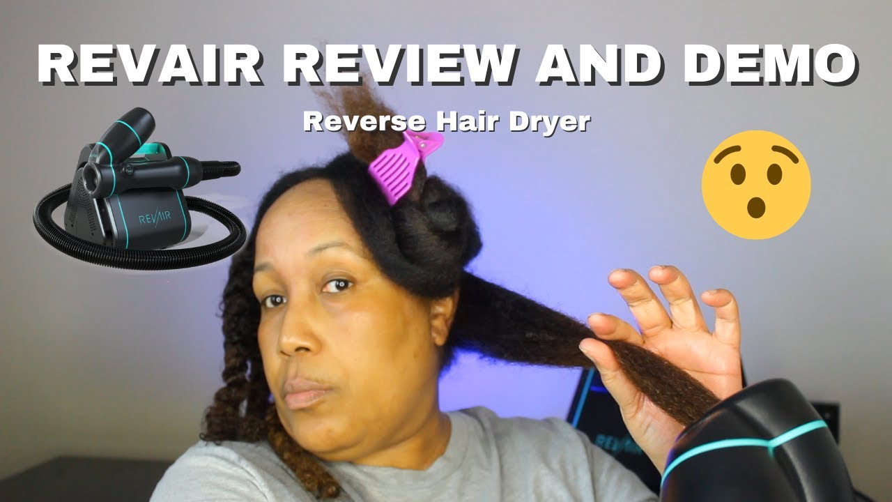 Natural Hair Blowout Revair Review and Demo YouTube