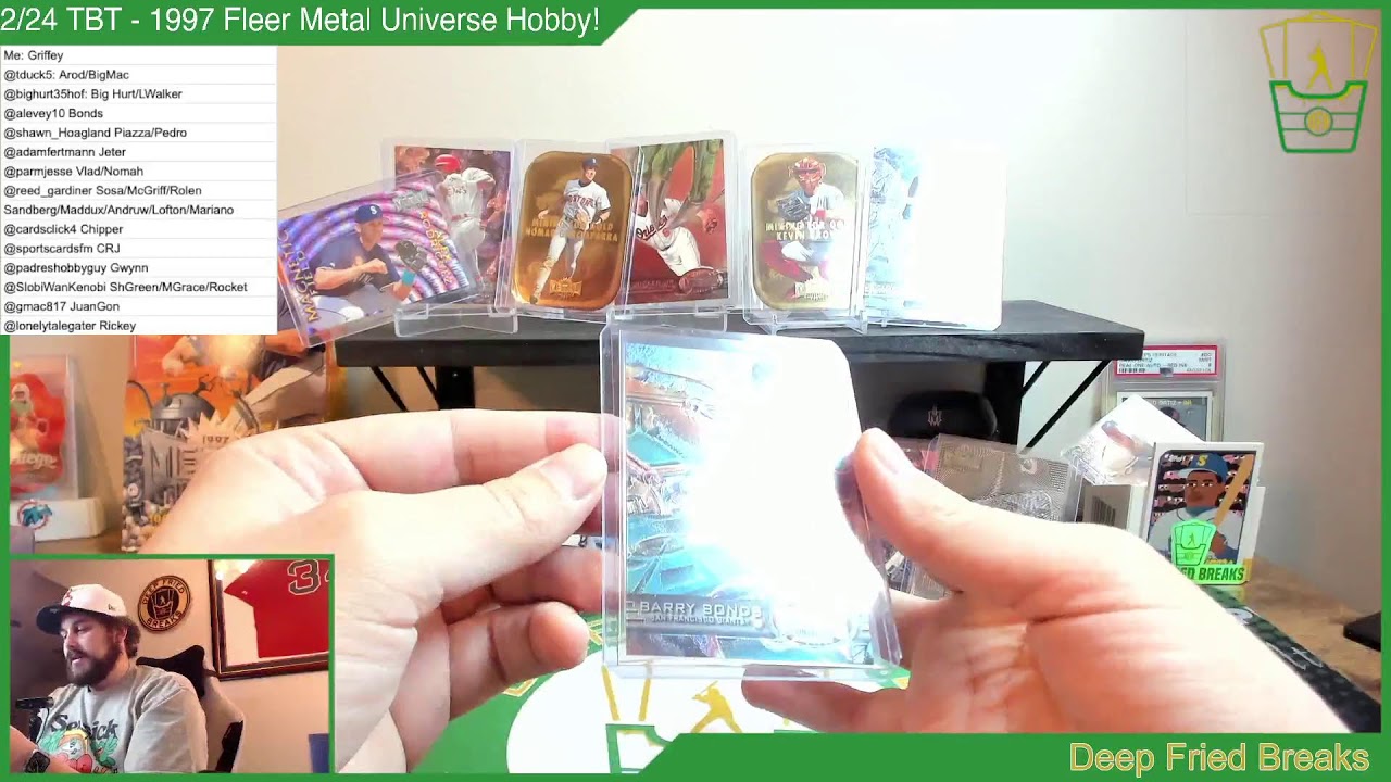 2/24 TBT - 1997 Fleer Metal Universe Hobby!