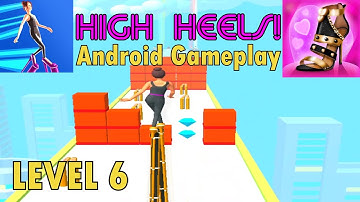 High Heels Level 6 - High Heels Game - High Heels Walking #Shorts