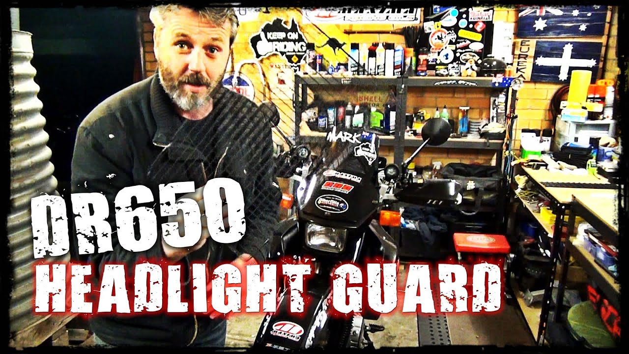 DR650 Headlight Guard YouTube