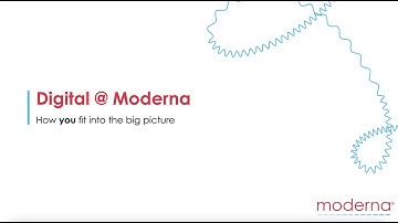 Digital@Moderna: How YOU Fit Into the Big Picture