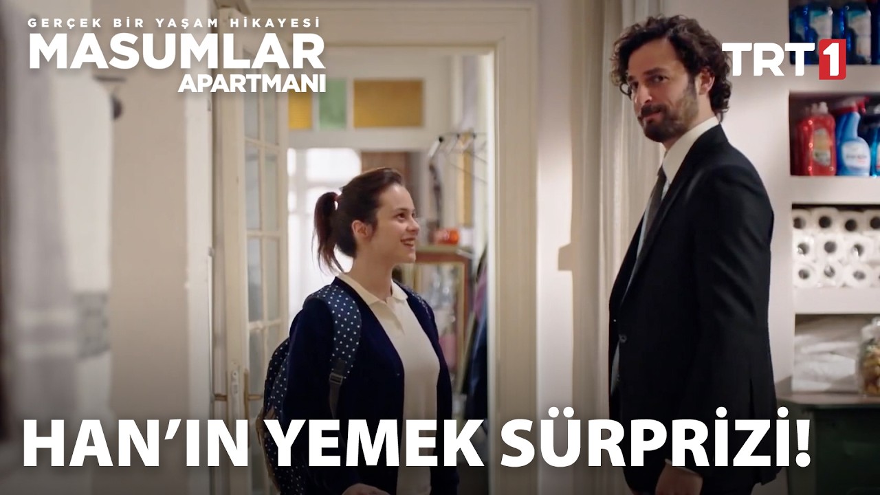 Han'dan ailece yemek sürprizi! - #MasumlarApartmanı Özel Sahneler