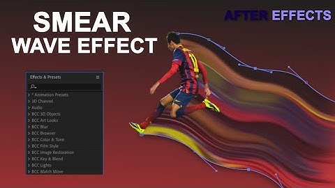Create Smear Wave Effect - After Effects
