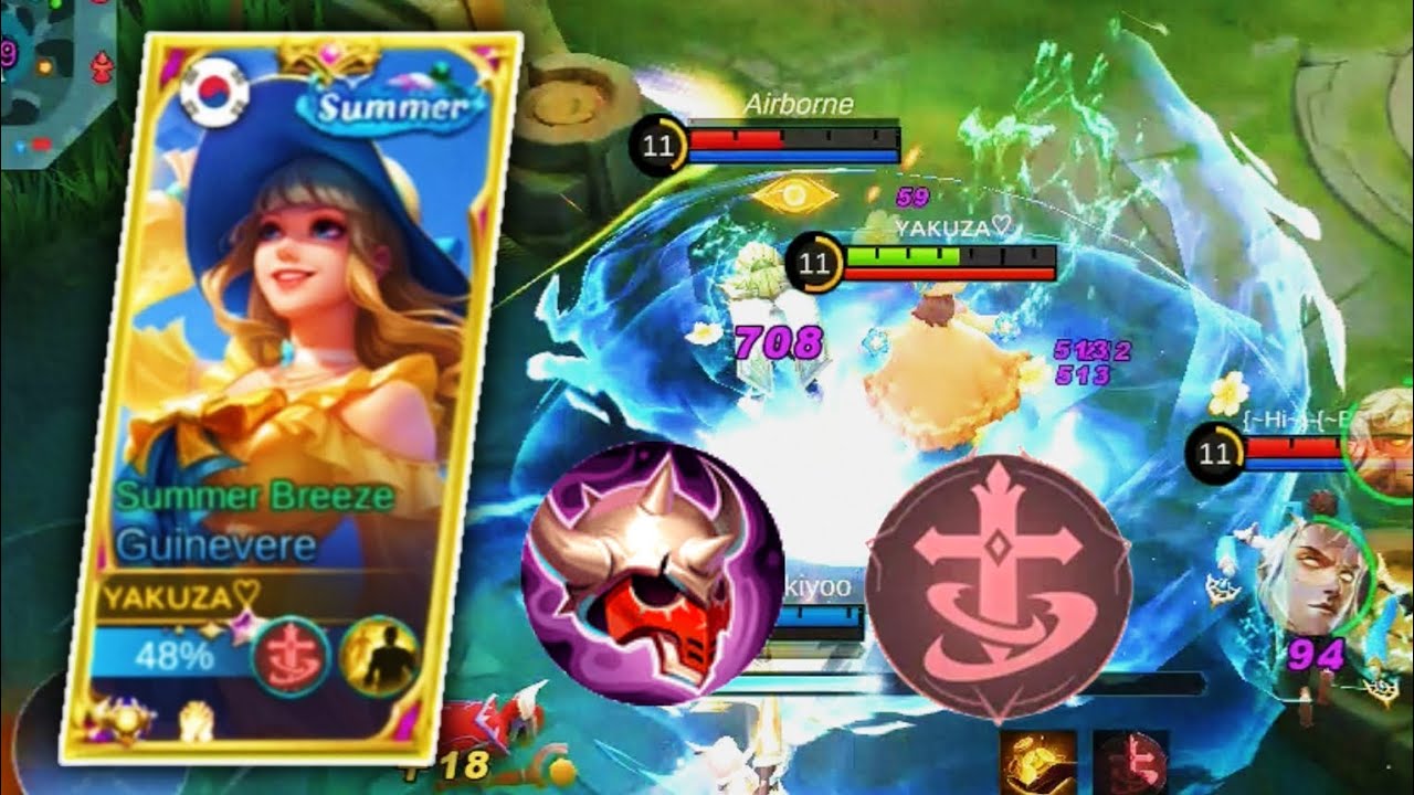 GUINEVERE TANK ROAMER IS ANNOYING ‼️ Guinevere summer skin gameplay ...