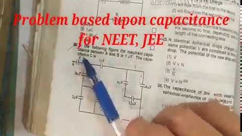 If the resultant capacitance between A and B is 1F. The capacitance C is.. Physics_NEET_JEE_Class+2