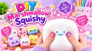 DIY Marshmallow Squishy ☁️💗 | Super Soft & Cute Homemade Squishy screenshot 1