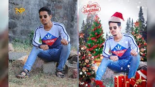 Christmas Special Editing 2018 || Photoshop Manipulation Tutorial screenshot 5