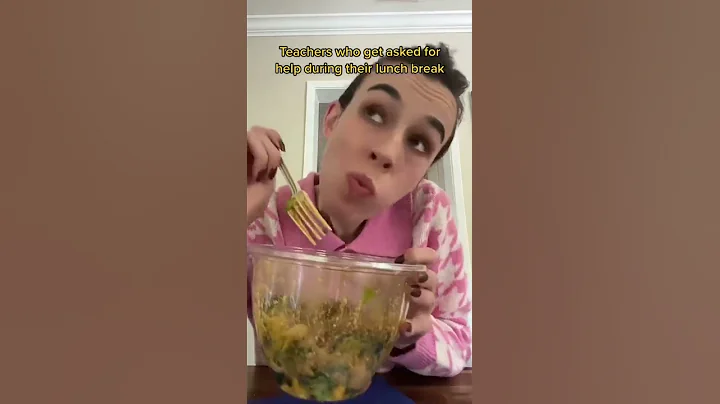 Teachers Eating Lunch Be Like #dancer #shorts #biancascaglione