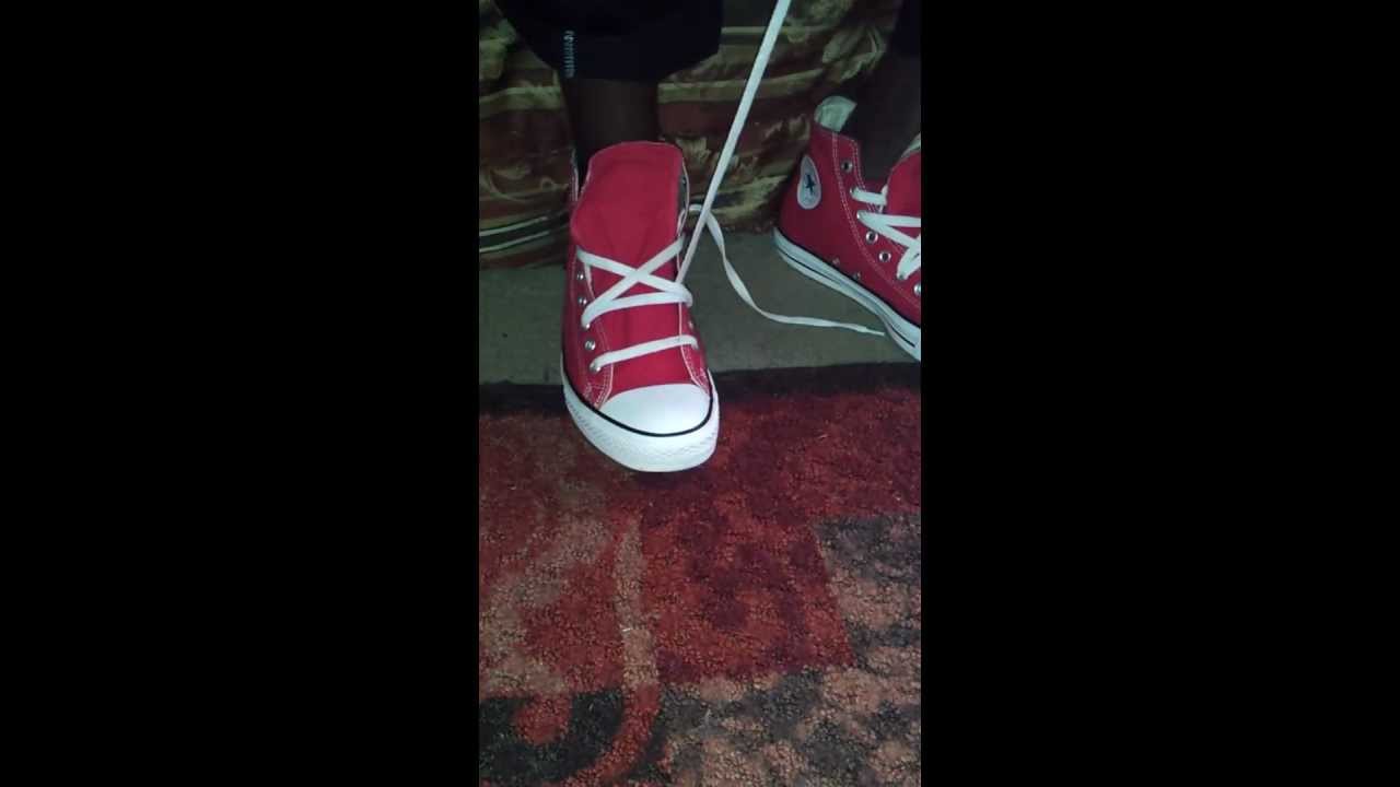 pentagram shoe lacing