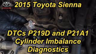 2015 Toyota Sienna - P219D and P21A1 - Cylinder Imbalance Diagnostics
