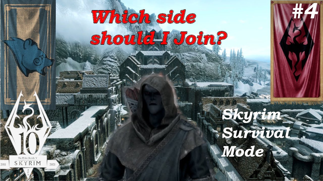 [Skyrim 10th Anniv. Survival Mode] Get the Books, and Dark Elves Join