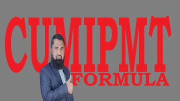 Cumipmt Formula In Excel | Cumipmt Function In Excel | Excel Tutorial