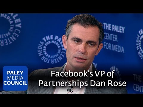 Facebook's Dan Rose on Video Trends - 2017 Paley IC Summit 