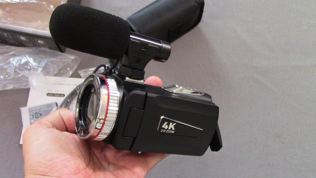 ZIMOCE 4K 60FPS Video Camera Camcorder - YouTube