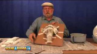 How To Use Plaster Cloth To Build A Diorama - School Project | Scene-A-Rama