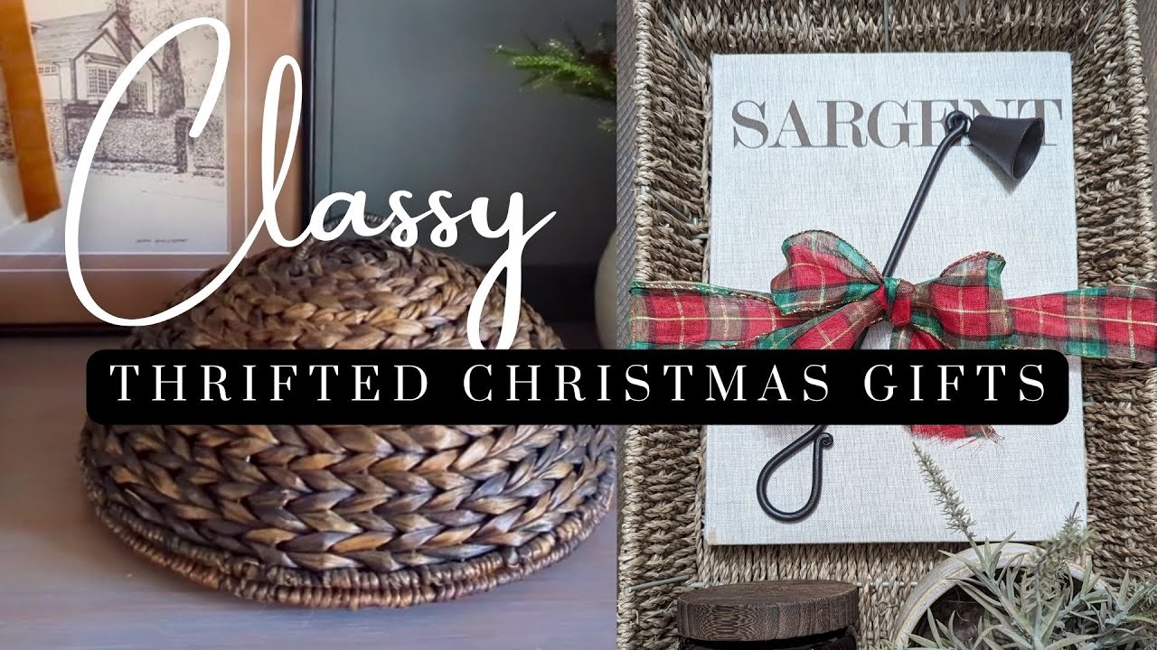 Thrift with me for Christmas Gifts / Classy Thrifted Christmas Gift Haul