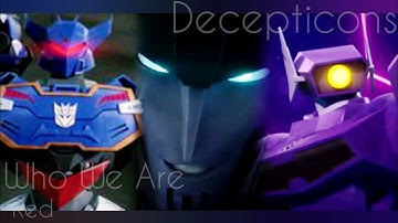 Transformers Earthspark Decepticons - Who We Are - Red