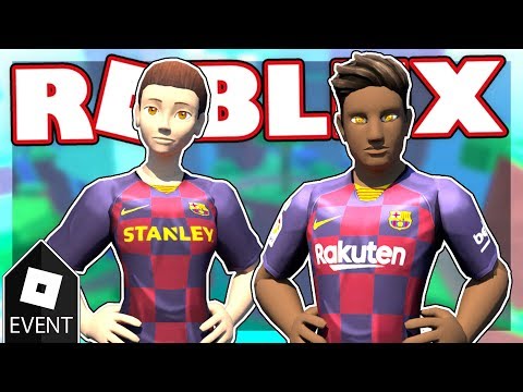 Event How To Get Two Fc Barcelona Rthro Bundles Roblox Youtube - roblox barcelona uniform