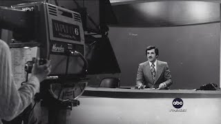 David Muir, anchor of World News Tonight, congratulates Jim Gardner on retirement Information