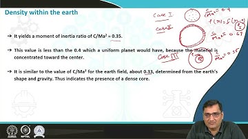 Lecture 35: Composition of the mantle and core #ch23sp #swayamprabha