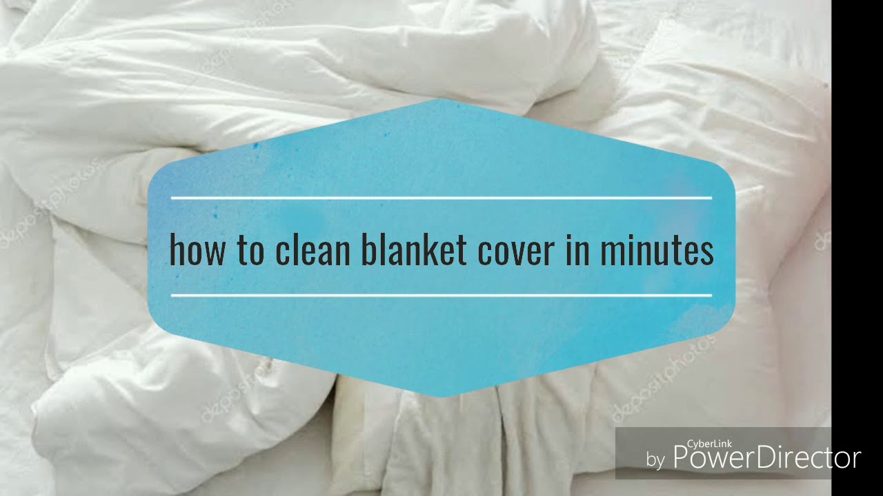 How to wash blanket cover in minutes !! YouTube
