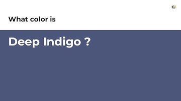 Deep Indigo color #4c567a hex color - Blue color - Warm color 4c567a