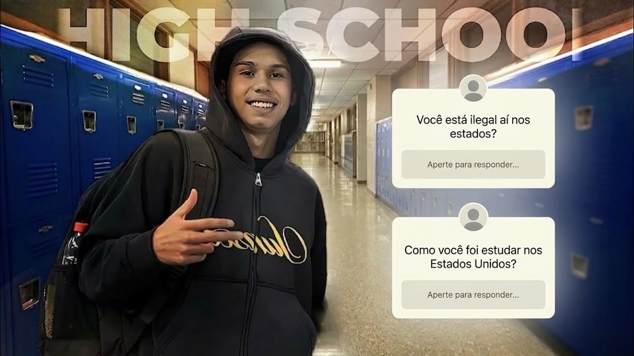 Como é estudar numa High School AMERICANA de verdade? 🇺🇸 (Respondendo vocês!)