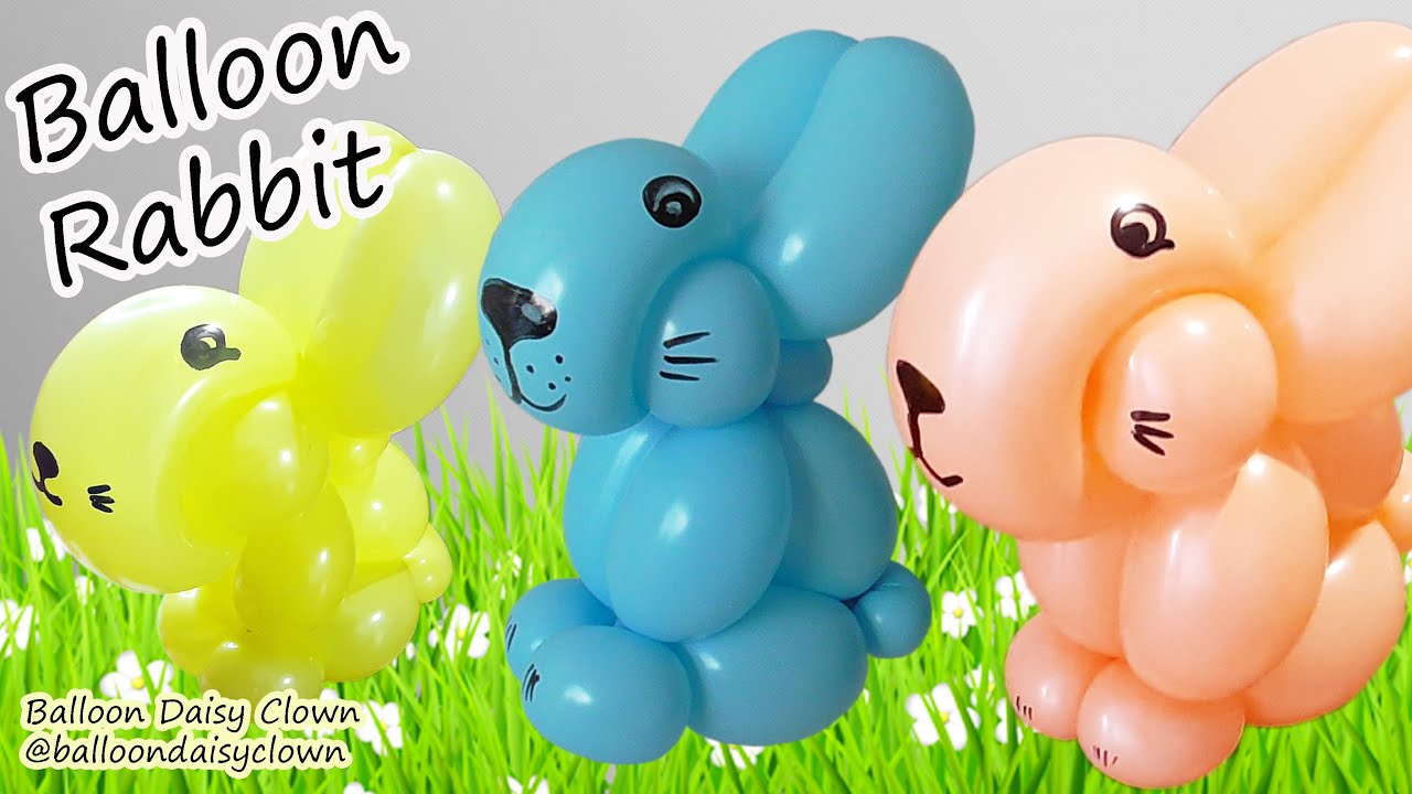 Basic Balloon Animals Rabbit Balloon Bunny - Balloon Animals for Beginners DIY - YouTube
