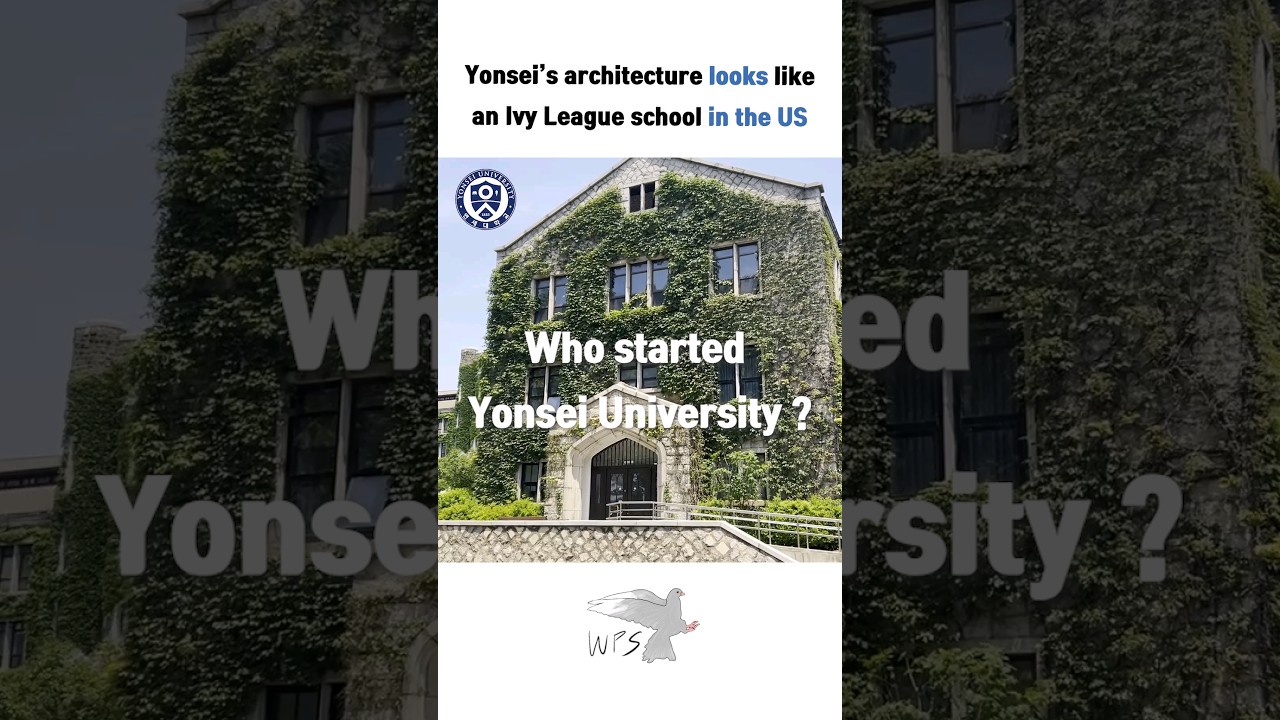 Yonsei's architecture looks like an Ivy League school in the US #shorts